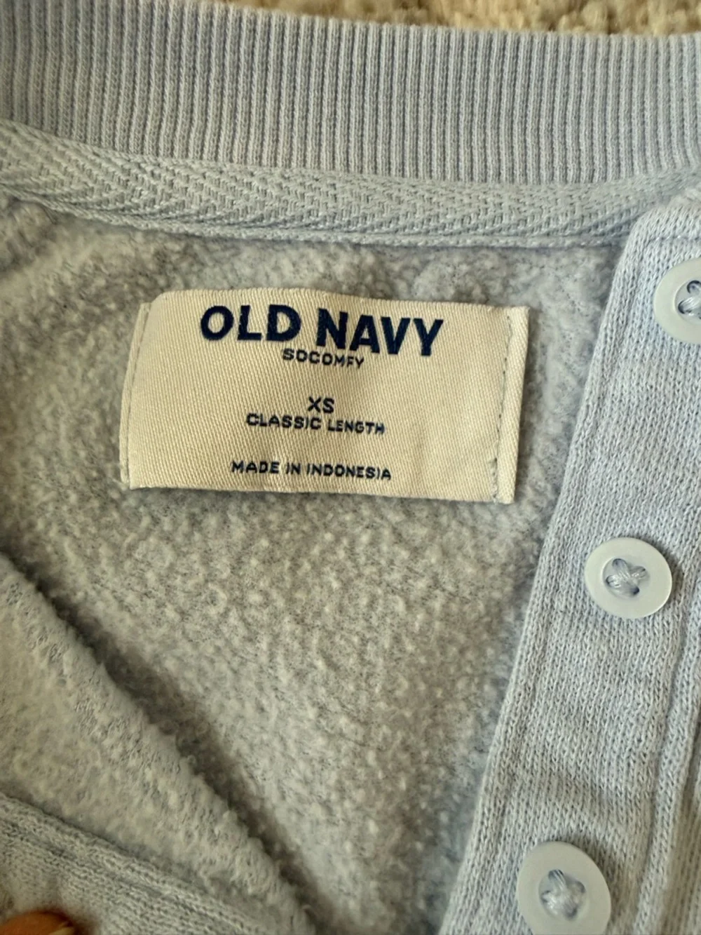 Old Navy Light Blue Oversized Crewneck Sweat Set - Picture 4 of 6